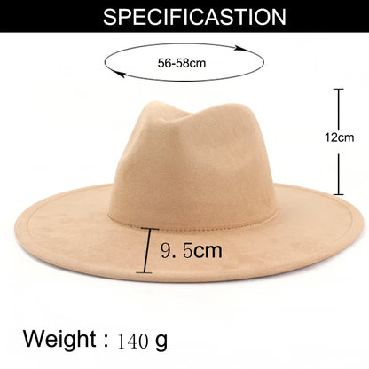 Vegan Suede Fedora Rancher Hats Blank Hats