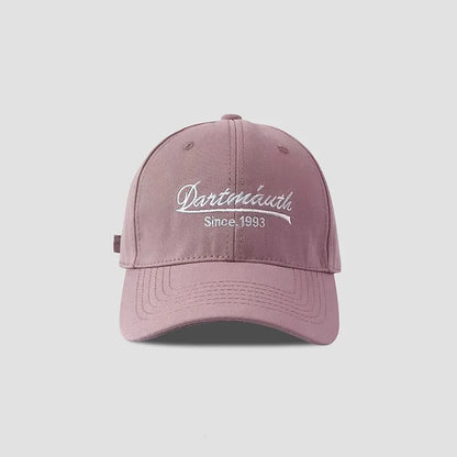Retro Letter Baseball Cap For Women