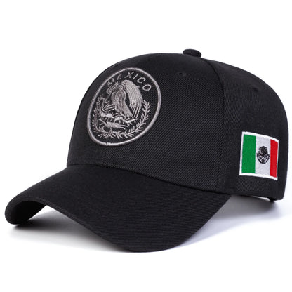 Unisex Mexico Eagle Embroidery Baseball Caps Spring Autumn