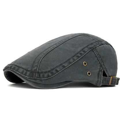 Four Seasons Cotton Print Newsboy Caps Flat Cap