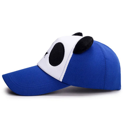 Summer Cute Panda Baseball Caps For Men Women Cotton Hip Hop Sun Protection Boys Girls Outdoor