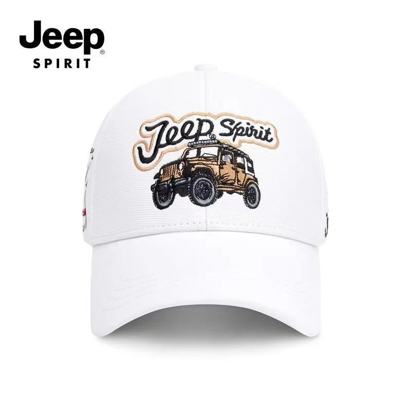 2026 Jeep High-Quality Pure Cotton Embroidered Baseball Cap