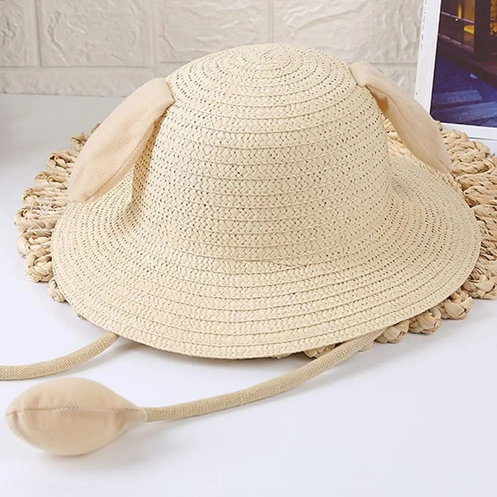 Breathable Moving Ears Wide Brim Fisherman's Hat