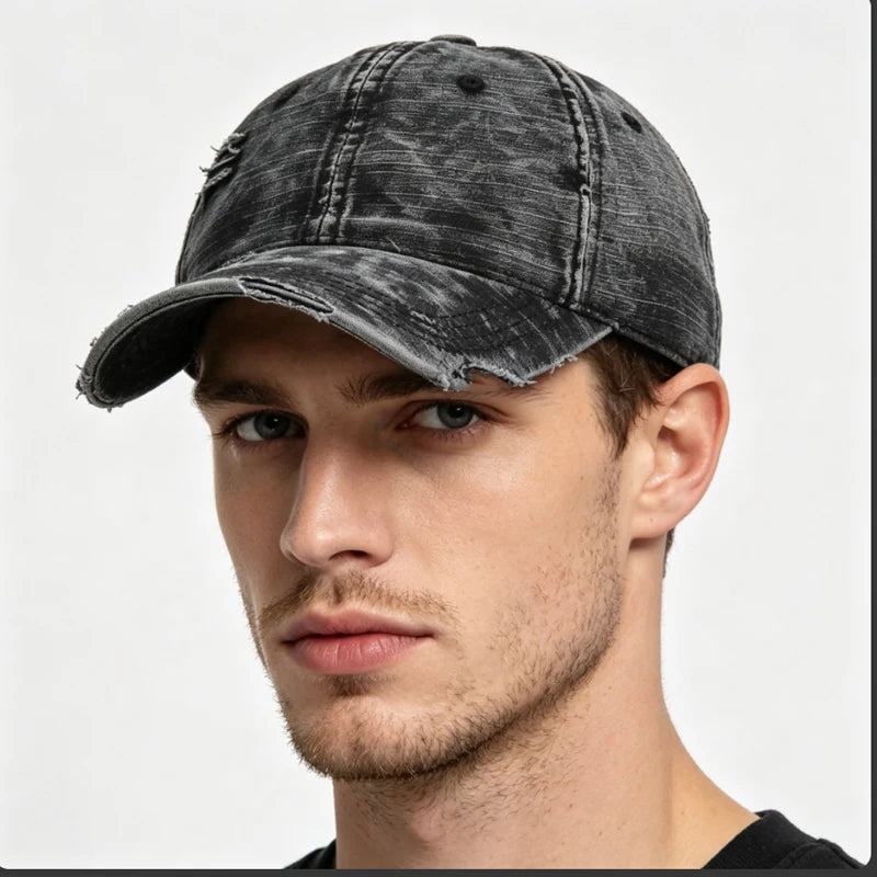 Faded Vintage Baseball Cap For Men