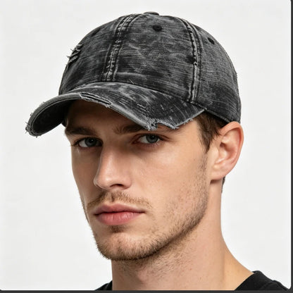 Faded Vintage Baseball Cap For Men