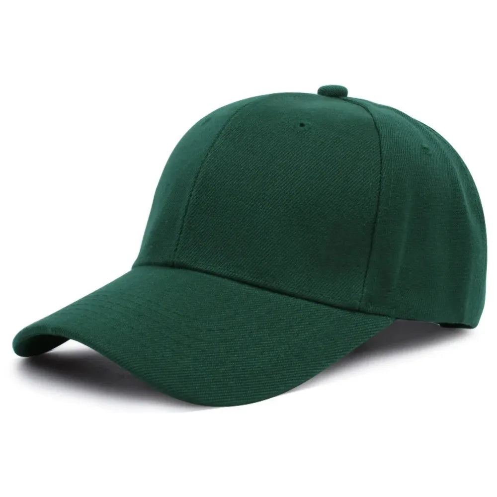 Summer Solid Color Women Sport Baseball Cap
