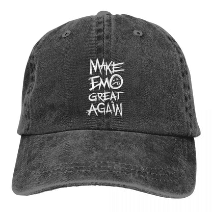 Make Emo Great Again Young Outdoors A Baseball Cap