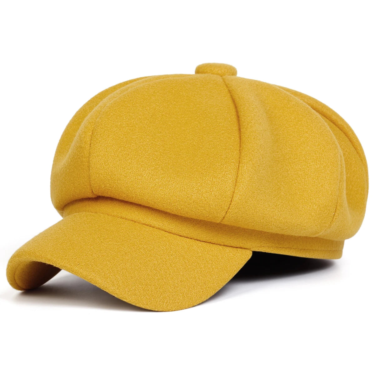 Woolen Solid Color Beret Fashion Outdoor Cotton Hat