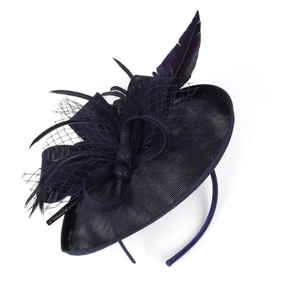 New Flower Feather Tea Party Evening Party Fascinator Hat Mesh Hair Band