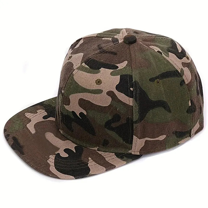 Unisex Light Plate Camouflage Hip-Hop Hats Spring Autumn Outdoor