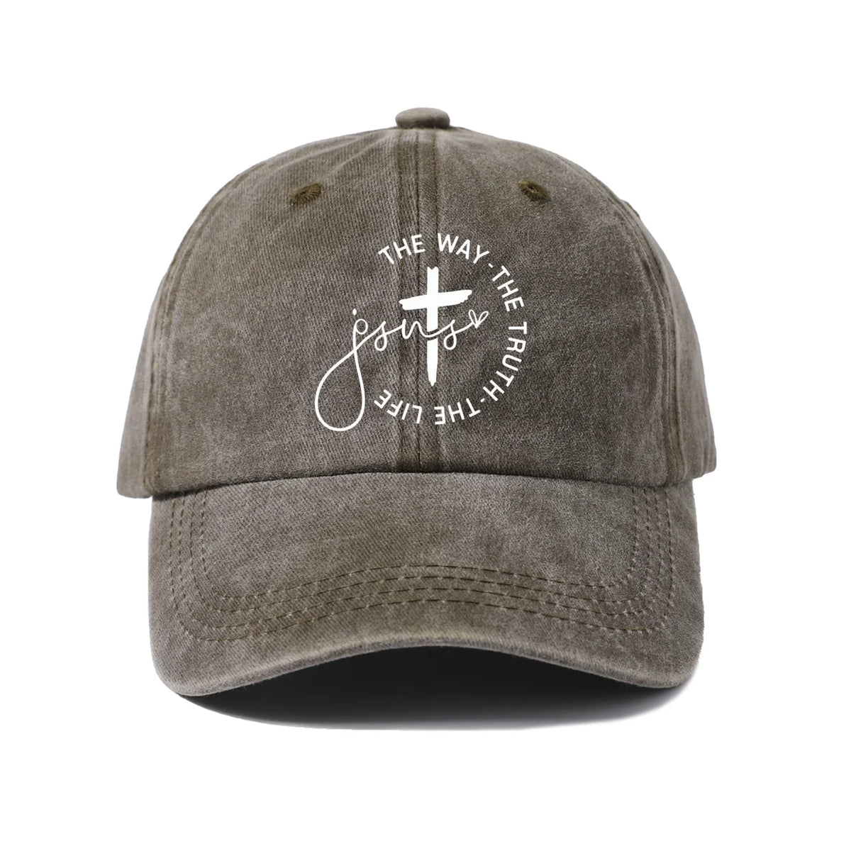 Retro Typography Graphic Baseball Cap
