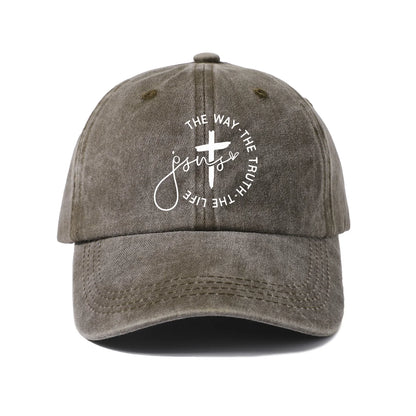 Retro Typography Graphic Baseball Cap