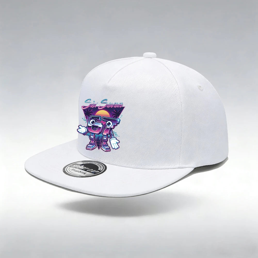 1/2PC67 Robot Patterned Baseball Cap