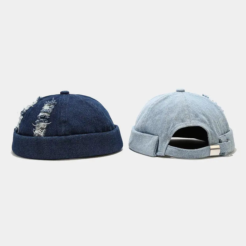 Four Seasons Cotton Solid Docker Cap