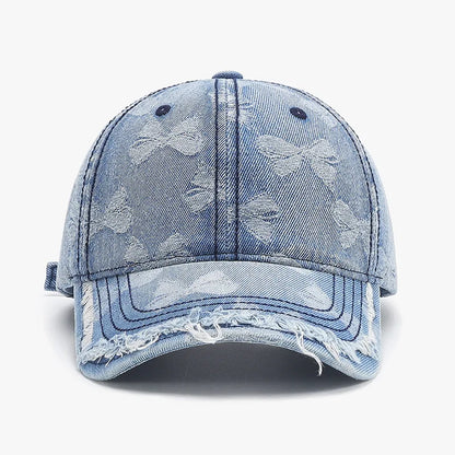 A Vintage-Style Denim Baseball Cap