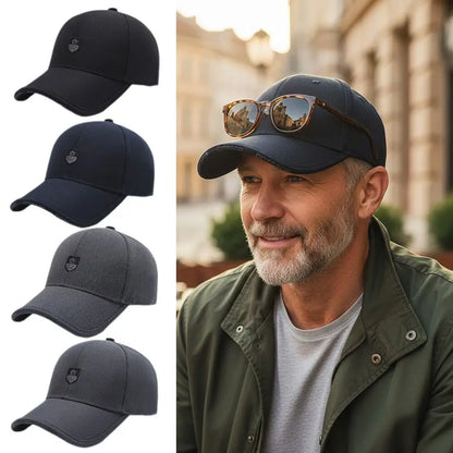 Retro Cotton Baseball Cap Adjustable Classic Peaked Cap