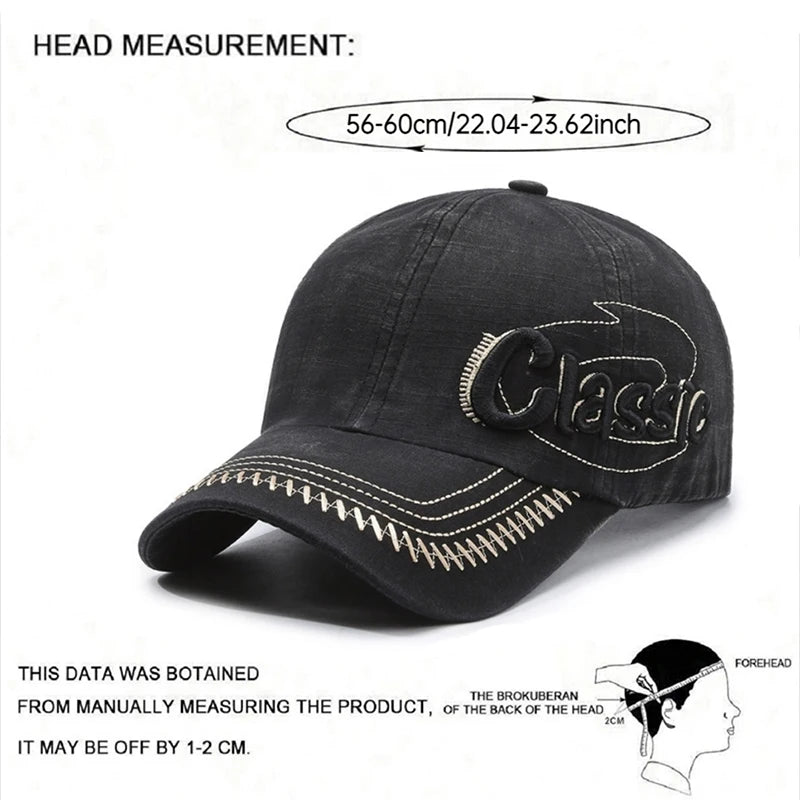 Trendy Men's Fashion Street Hip Hop Hat Women's Baseball Hat