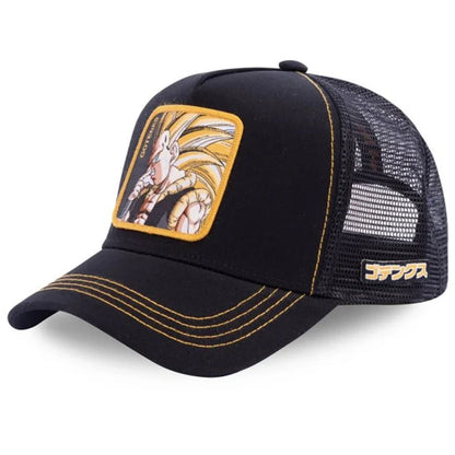 Dragon Ball Son Goku Cap Summer Travel Peaked Cap Men's Embroidery Hip-Hop Cap
