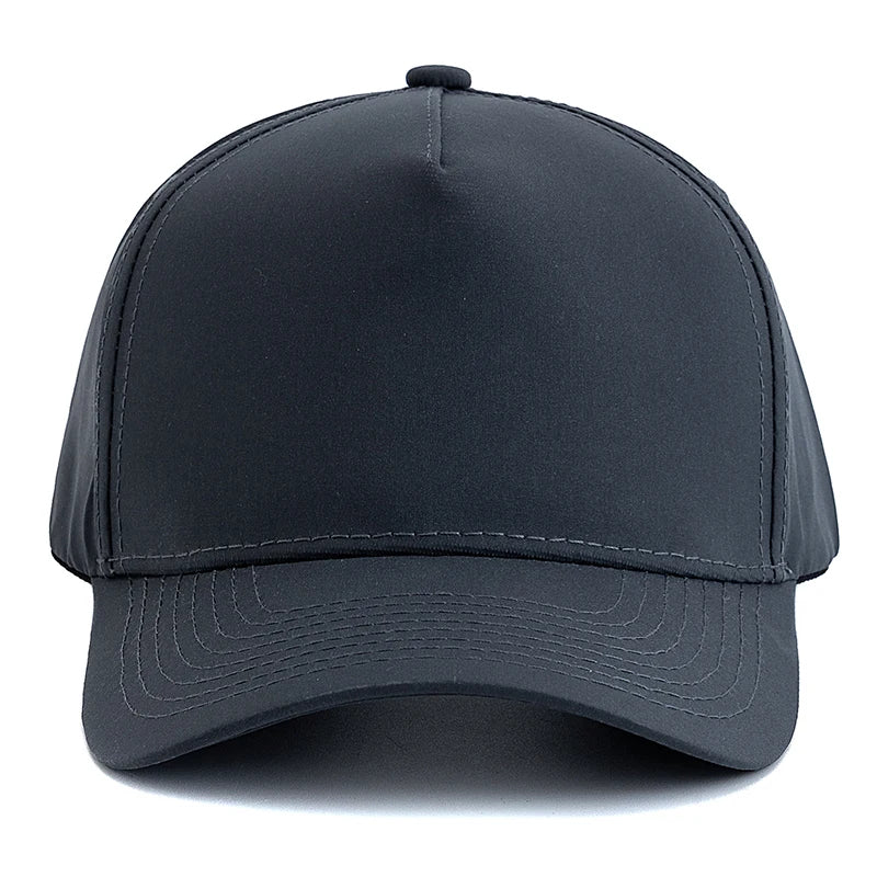 Style Unisex Fashion Solid Color Five Panel Style Baseball Cap