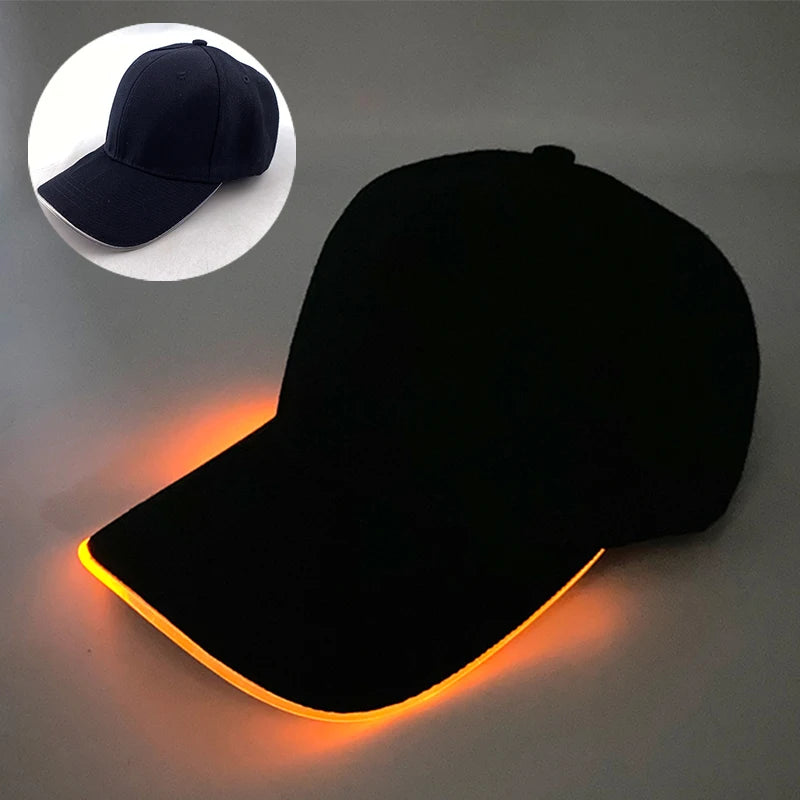 Adult Hat Led Optical Fibre Cap Hip Hot Hat Night Club Concert Masquerade