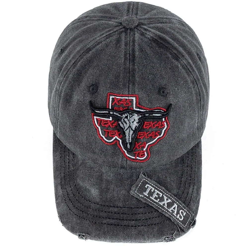 Unisex Washed Cotton Cap Vintage Baseball Cap