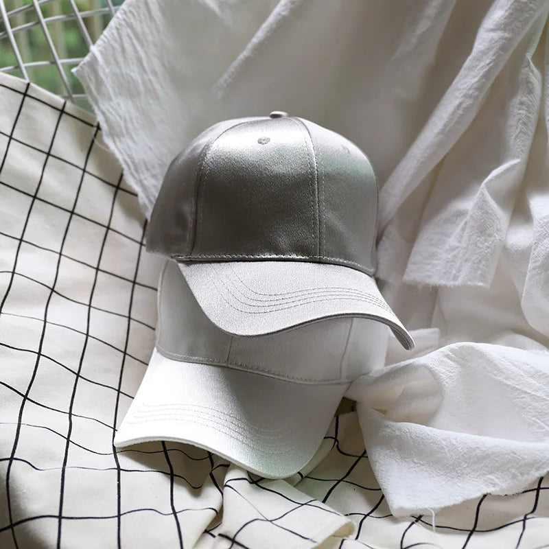 Women's Silk Baseball Caps