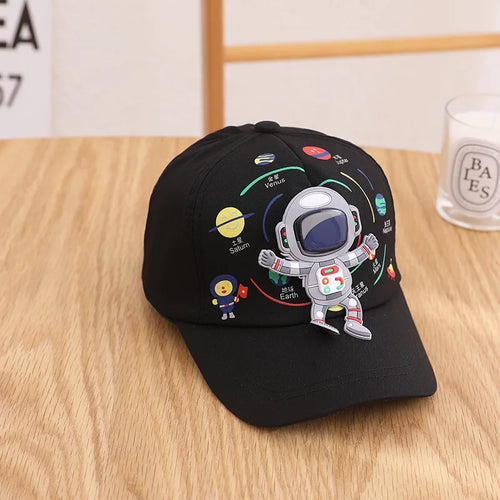 Four Seasons Cotton Cartoon Astronauts Casquette Baseball Cap