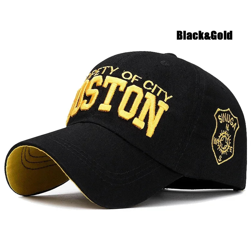 Soft Top Sports Baseball Cap Cotton 3D Embroidery