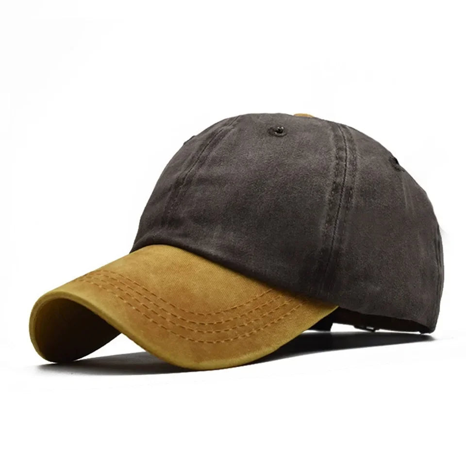 Washed Cotton Baseball Cap Pointed Cap Outdoor