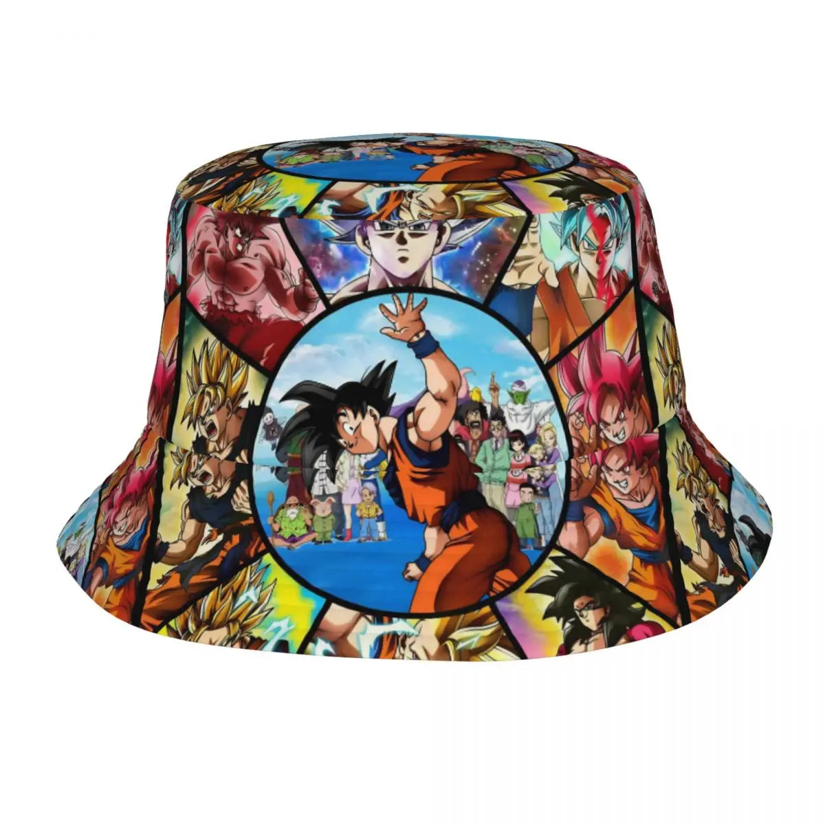 Street Dragon Vegeta Blue Ball Anime Bucket Hat Teen