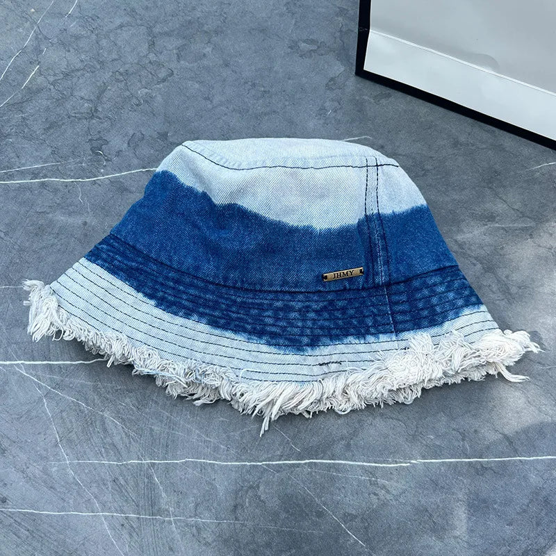 Outdoor Big Head Retro Basin Cap Travel Sunshade Street Basin Caps