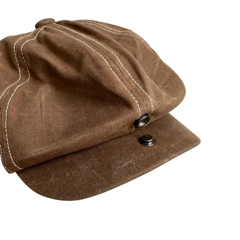 Waterproof Oil Wax Cotton Big Size 62cm Octagonal Hats