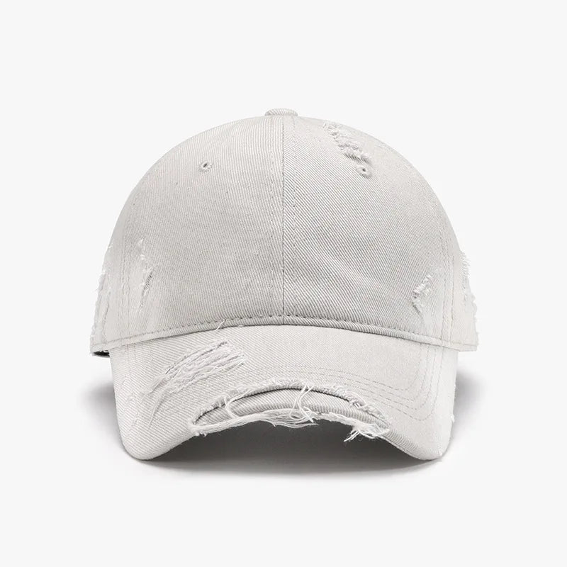 Personalized Washed Soft Crown Tie Dye Ripped Baseball Cap