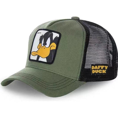 Cartoon Anime Baseball Cap Cute Embroidery Mickey Donald Duck Sun Hat