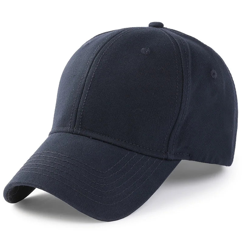 13 Colors Adult Sold Hard Top Cotton Big Size Baseball Cap