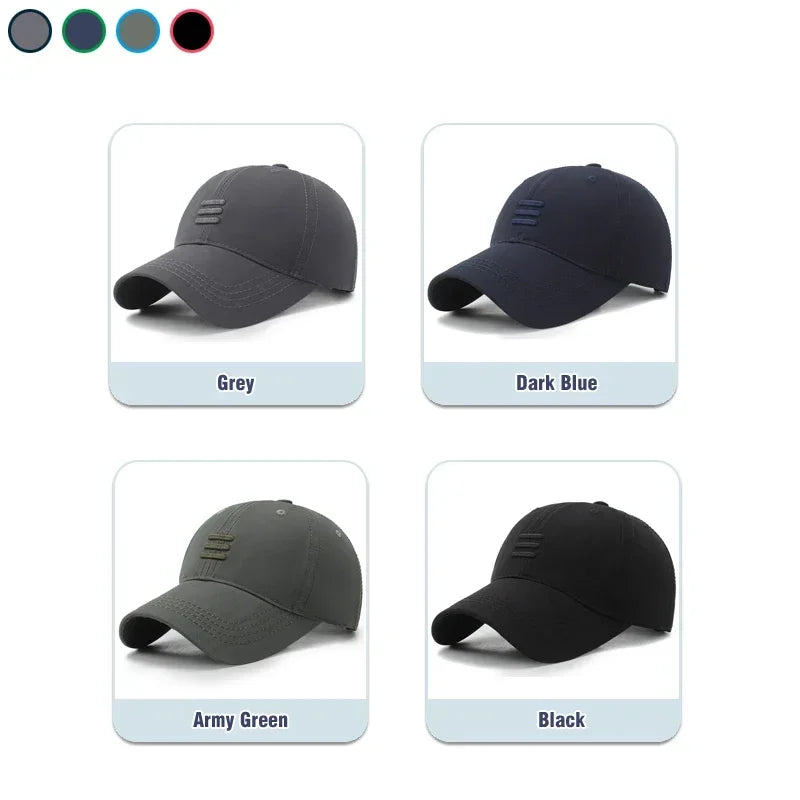 4 Colors Fashion Soft Top Baseball Cap Outdoor Sport Casual Cotton For Men and Women