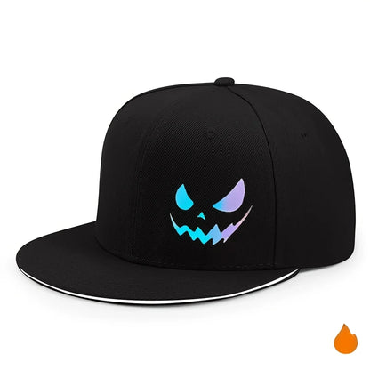 Unisex Personality Ghost Expression Hip-hop Hats Outdoor Adjustable Hardtop Baseball Caps