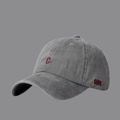 Vintage Letters C Embroidery Baseball Caps Adjustable