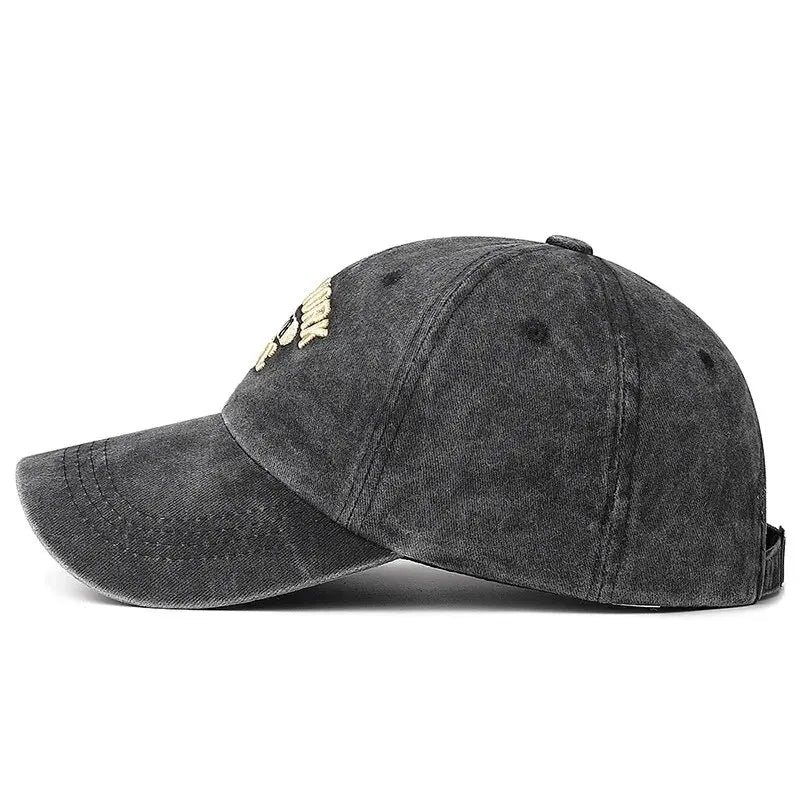 Baseball Cap Korean Washed Cotton Soft Top Hat Four Seasons