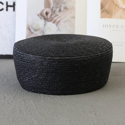 2026 French Beret Hat Women 100% Straw Summer Sun Hat