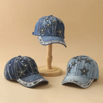 Fashion Adjustable Denim Baseball Cap