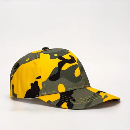 Camouflage Baseball Cap - Breathable, Adjustable, Suitable For Outdoor Sports