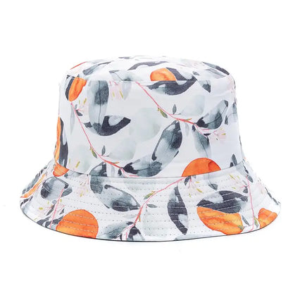 Unisex Bucket Cap Fruit Printing Hats Summer