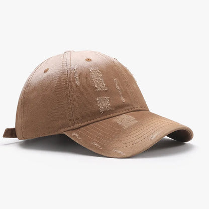 Gradient Distressed Soft-Top Men's Baseball Cap