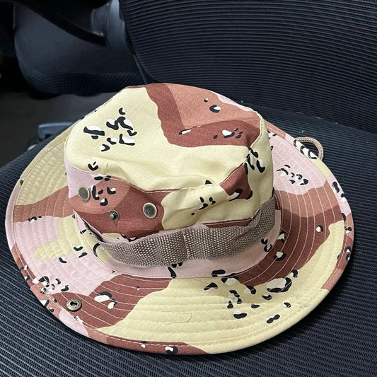 Six Color Desert Chocolate Crumbs, Six Sand Sun Protection Round Edged Mud Hat