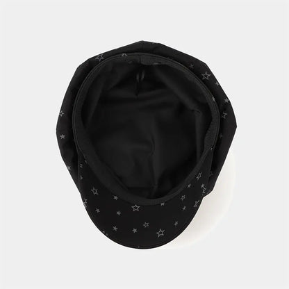 Four Seasons Cotton Geometric Print Octagonal Hats