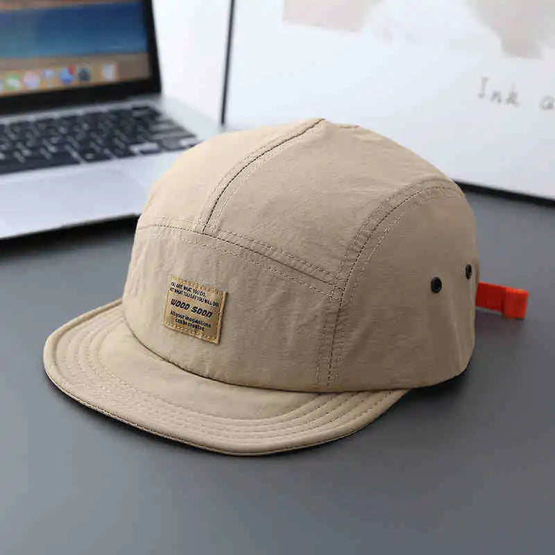 Japanese-Style Short-Brim Baseball Cap