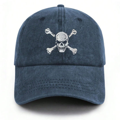 1pc Skull And Crossbones Baseball Cap For Men Women
