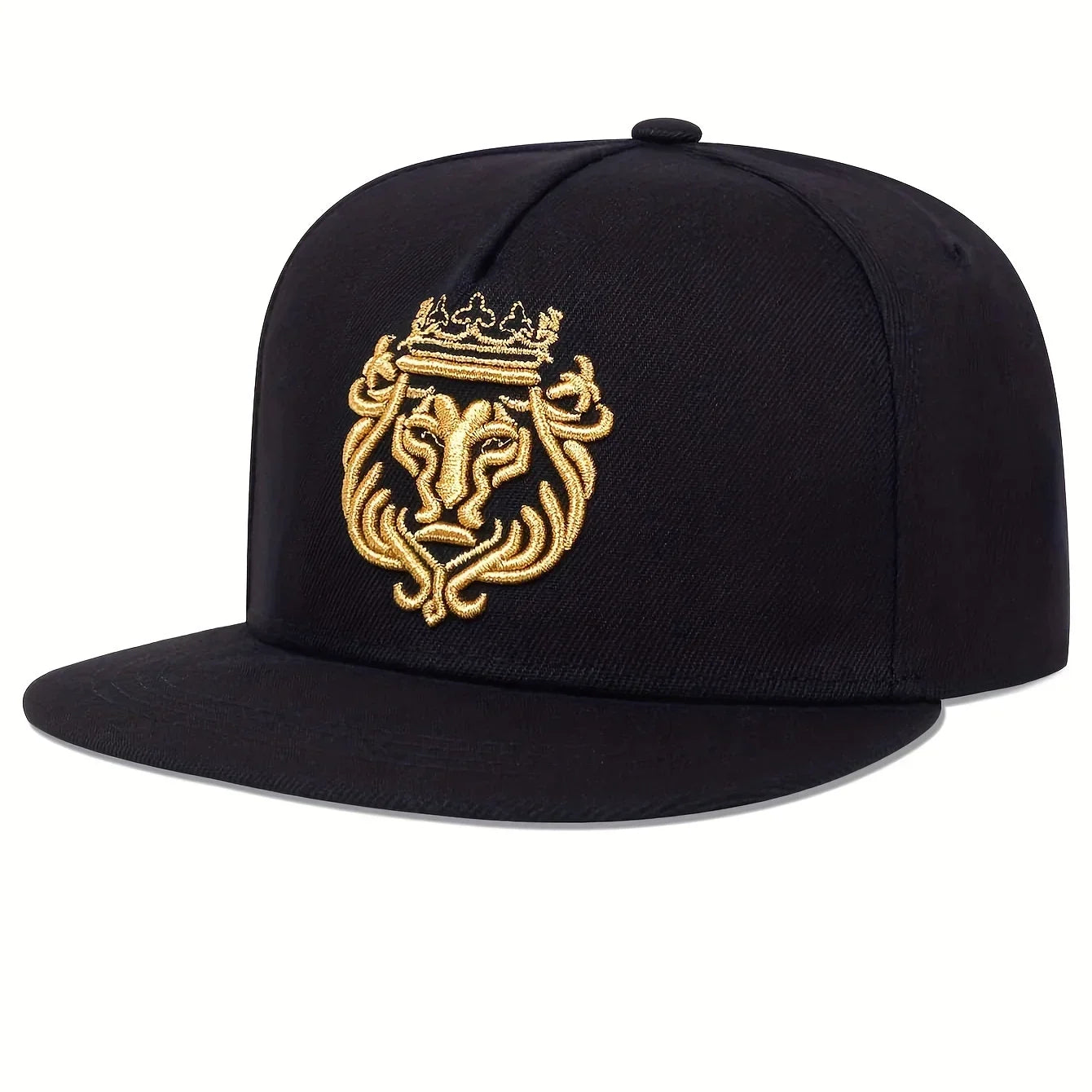 Unisex Lion Crown Embroidery Hip-Hop Hats