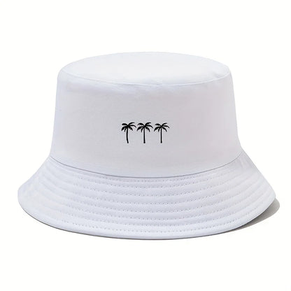 Coconut Print Fisherman Hat, Fashionable for Both Men and Women